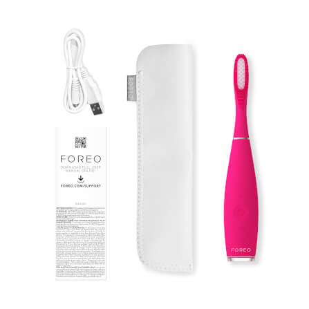 แปรงสีฟันซิลิโคนไฟฟ้า FOREO ISSA 3 Fuchsia_3